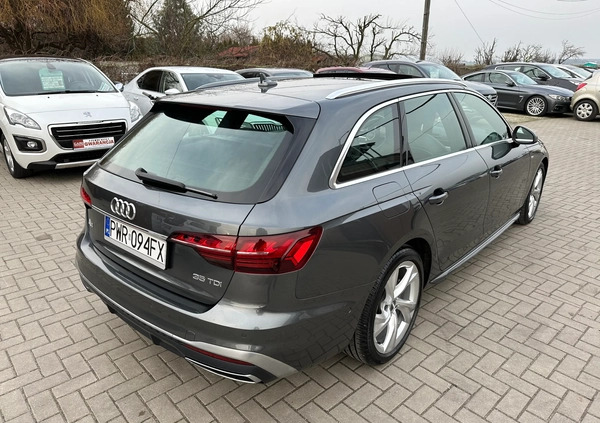 Audi A4 cena 129900 przebieg: 32000, rok produkcji 2019 z Szczekociny małe 742